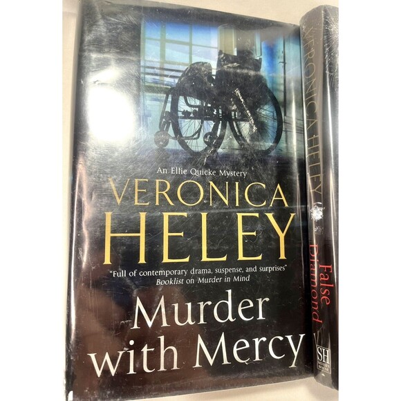 Veronica Heley Book Lot of 5 Hardbacks Murder with Mercy, False Diamond and More - Picture 2 of 16